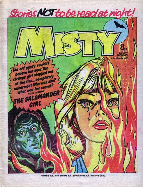 Misty comic 5 comic cover