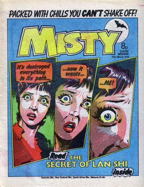 Misty comic 6 comic cover