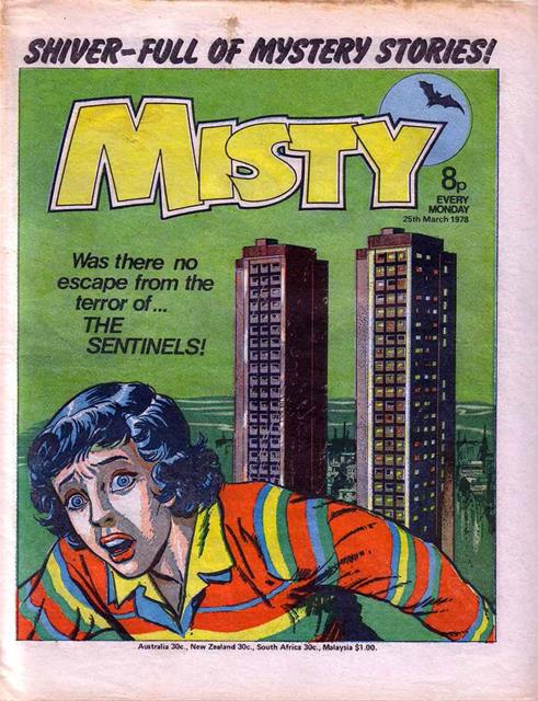 Misty comic 8 comic cover