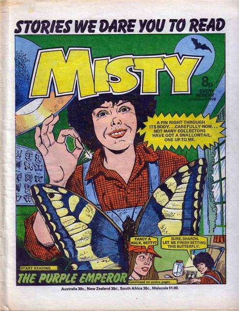 Misty comic 12 comic cover