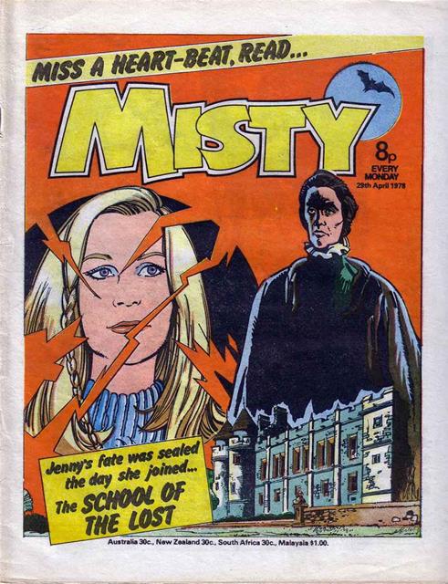 Misty comic 13 comic cover