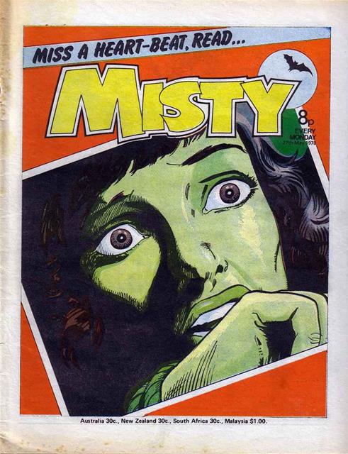 Misty comic 17 comic cover