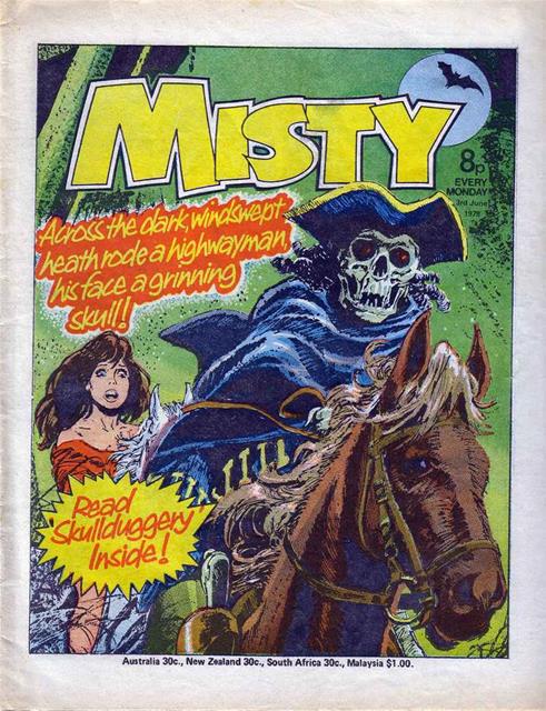 Misty comic 18 comic cover