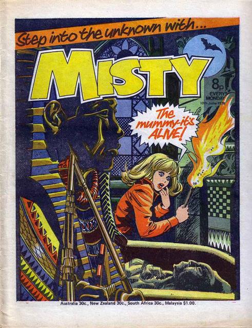 Misty comic 19 comic cover