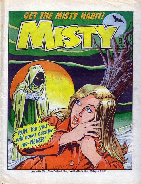Misty comic 20 comic cover