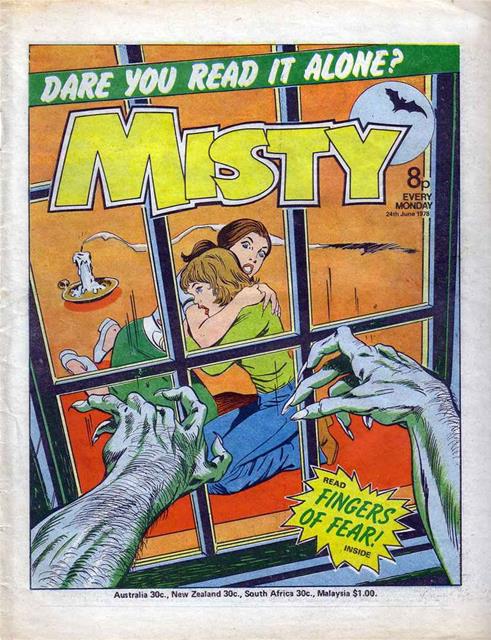 Misty comic 21 comic cover
