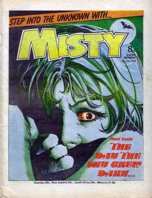 Misty comic 22 comic cover