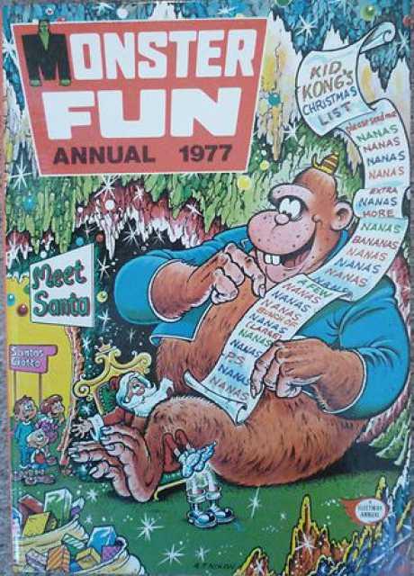 Monster Fun Annual 1977 comic cover
