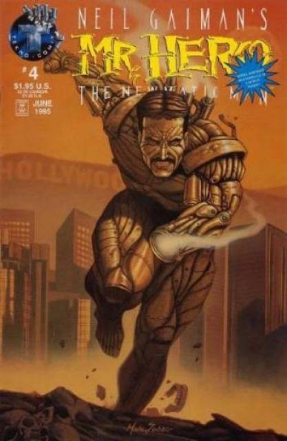 Mr Hero the Newmatic Man #4 comic cover