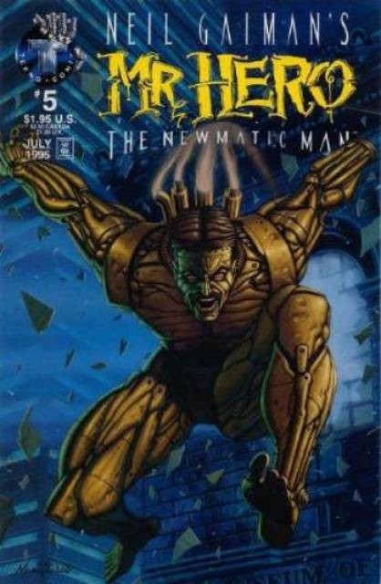Mr Hero the Newmatic Man #5 comic cover