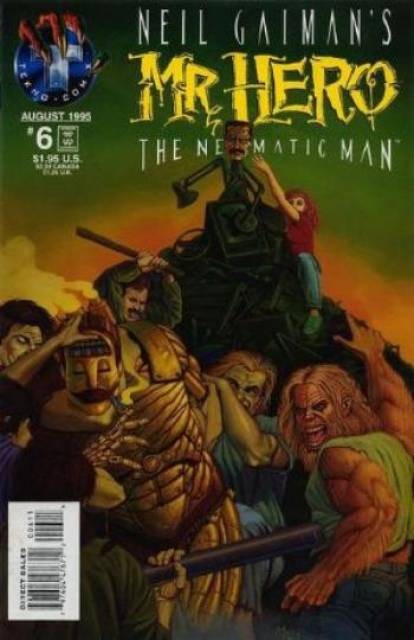 Mr Hero the Newmatic Man #6 comic cover