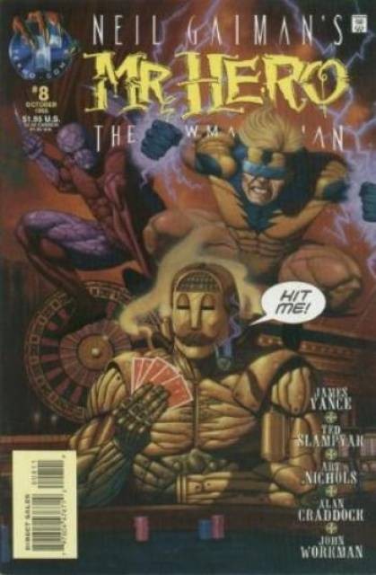 Mr Hero the Newmatic Man #8 comic cover