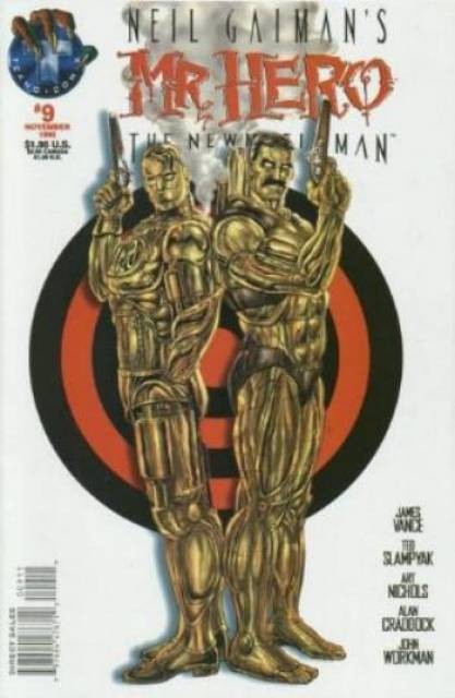 Mr Hero the Newmatic Man #9 comic cover