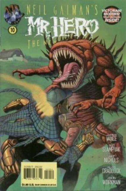Mr Hero the Newmatic Man #10 comic cover