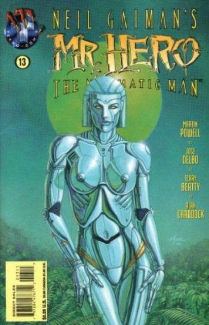 Mr Hero the Newmatic Man #13 comic cover
