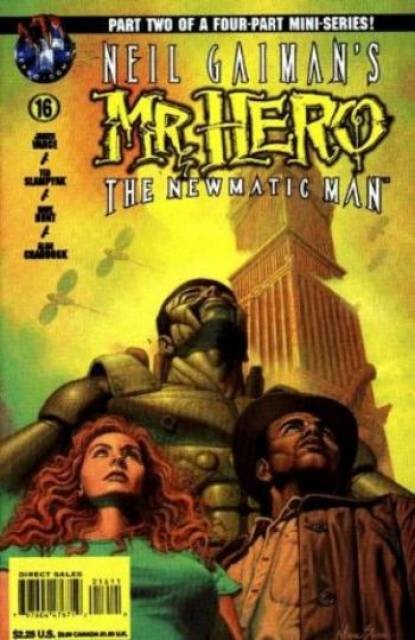 Mr Hero the Newmatic Man #16 comic cover
