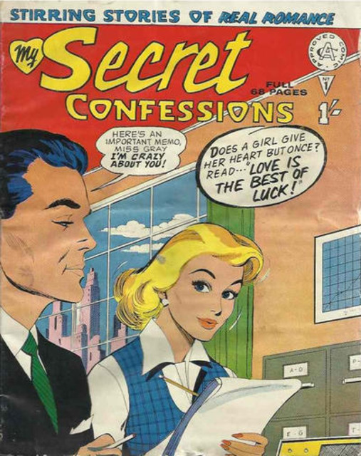 My Secret Confessions #1 comic cover