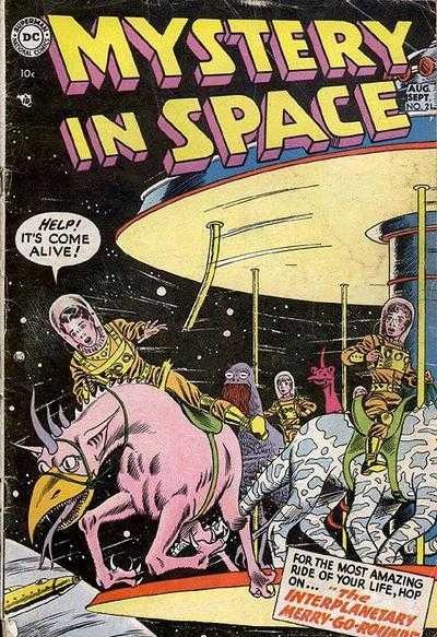 Mystery In Space #21 comic cover