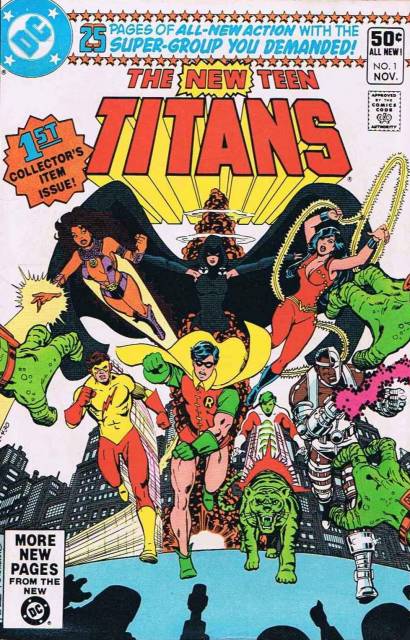 New Teen Titans #1 comic cover