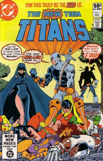 New Teen Titans #2 comic cover