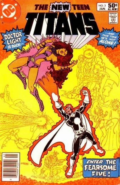New Teen Titans #3 comic cover