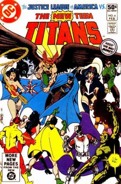 New Teen Titans #4 comic cover