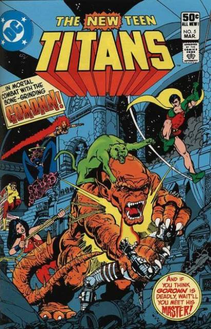 New Teen Titans #5 comic cover