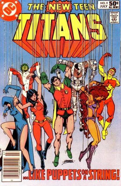 New Teen Titans #9 comic cover
