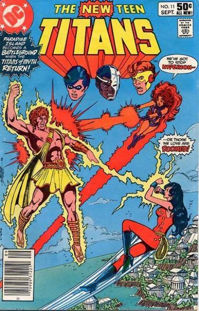 New Teen Titans #11 comic cover