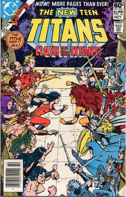 New Teen Titans #12 comic cover