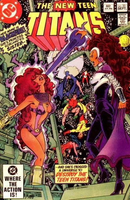 New Teen Titans #23 comic cover