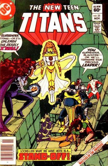 New Teen Titans #25 comic cover