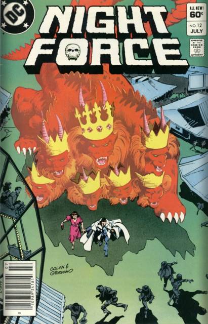 Night Force Vol 1 #12 comic cover