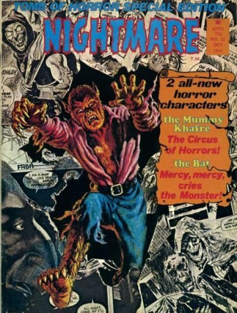 Nightmare (Skywald) #22 comic cover