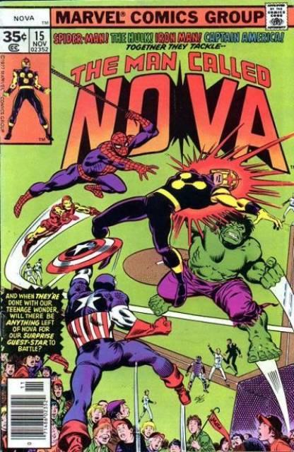 Nova #15 comic cover