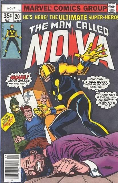 Nova #20 comic cover
