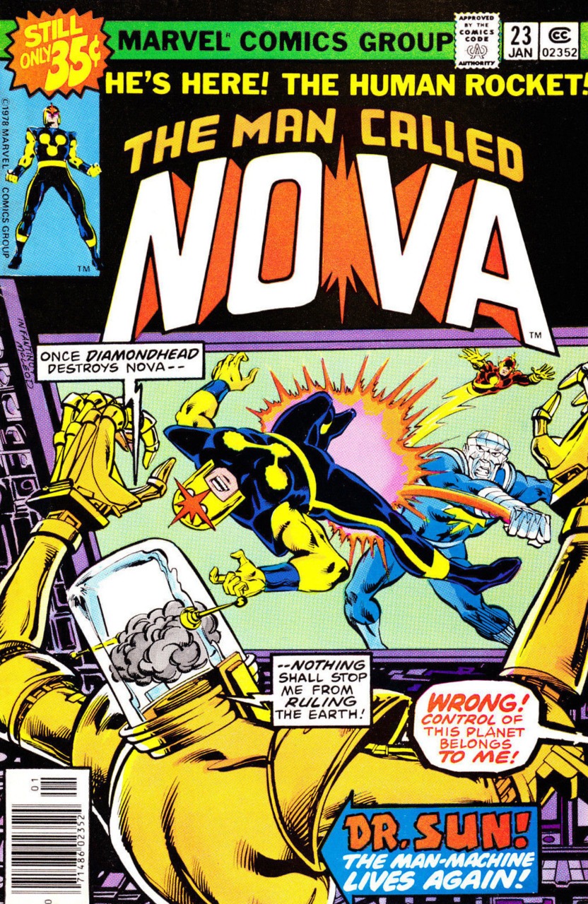 Man called Nova #23 comic cover