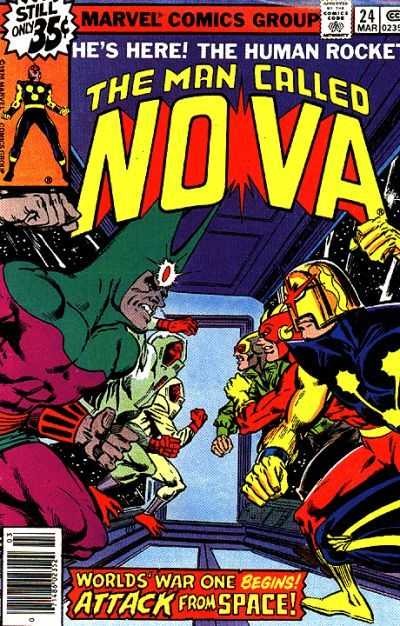 Man called Nova #24 comic cover