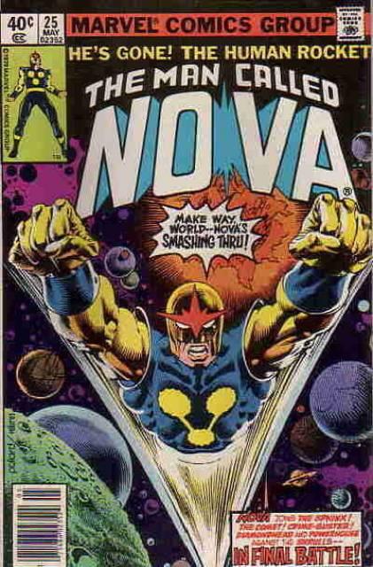 Man called Nova #25 comic cover
