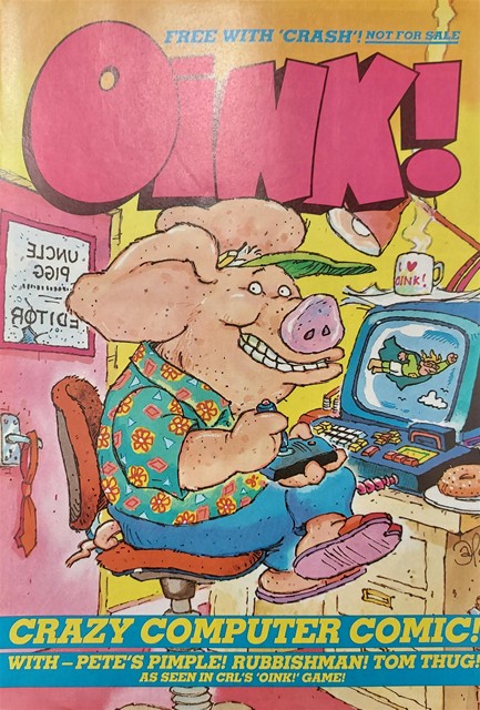 Oink Crazy Computer comic cover