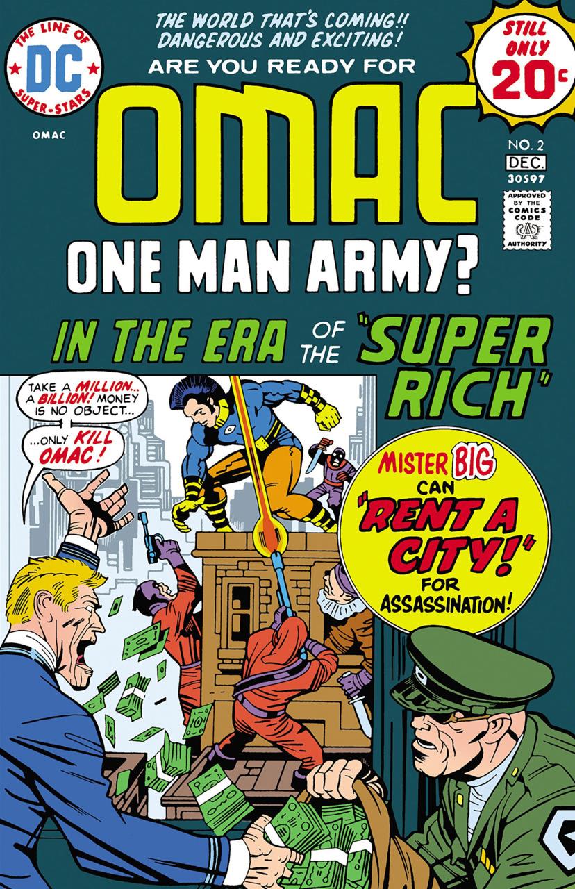 Omac #2 comic cover