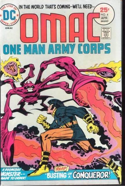 Omac #4 comic cover