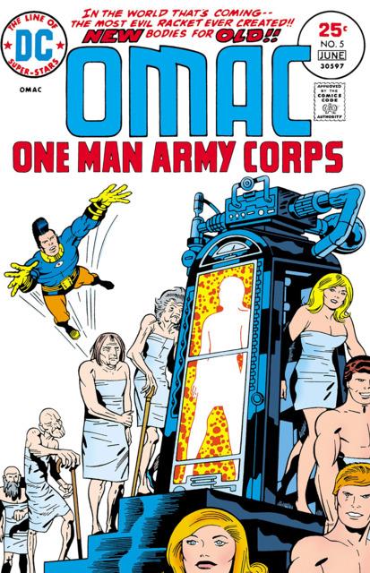 Omac #5 comic cover