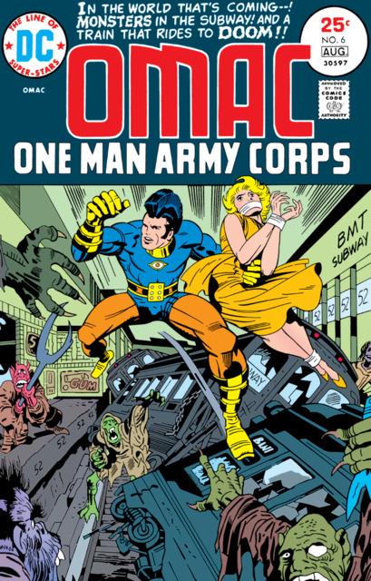 Omac #6 comic cover