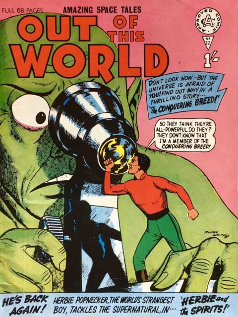 Out of This World #22 comic cover