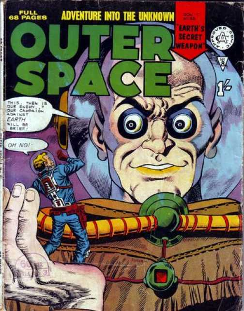 Outer Space #8 comic cover