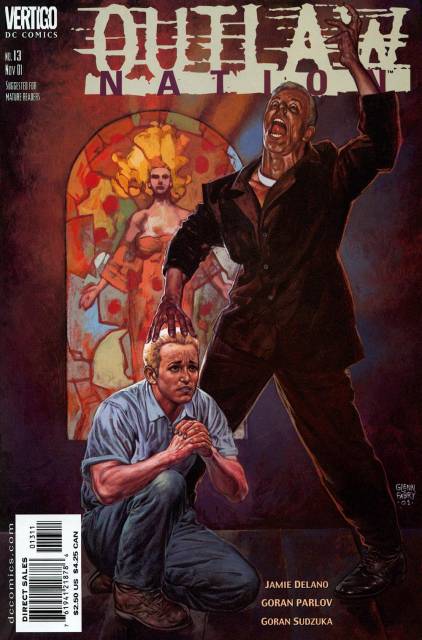 Outlaw Nation #13 comic cover