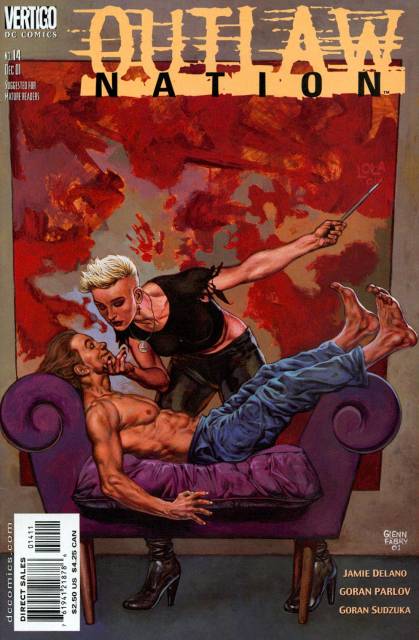 Outlaw Nation #14 comic cover