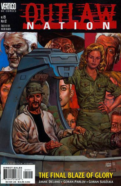 Outlaw Nation #19 comic cover