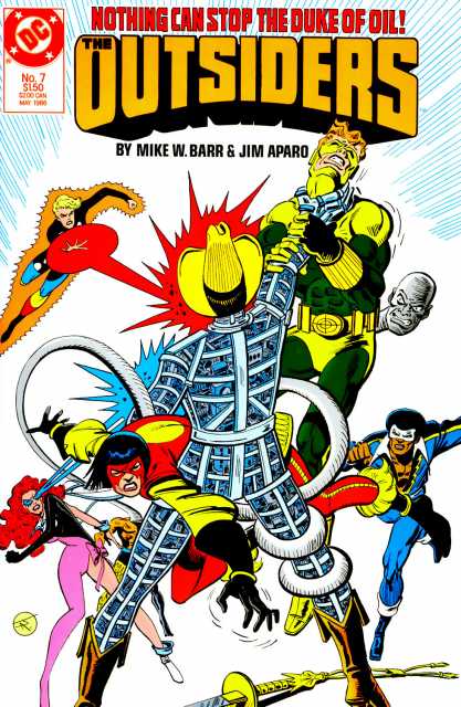 Outsiders Vol 1 #7 comic cover